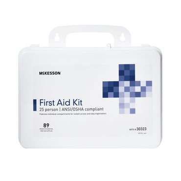 McKesson First Aid Kit 25 Person Plastic Case (1066510_CS)