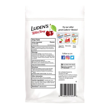 Luden's® Sore Throat Relief 2.8 mg Strength Lozenge 30 per Bag (1211523_BG)