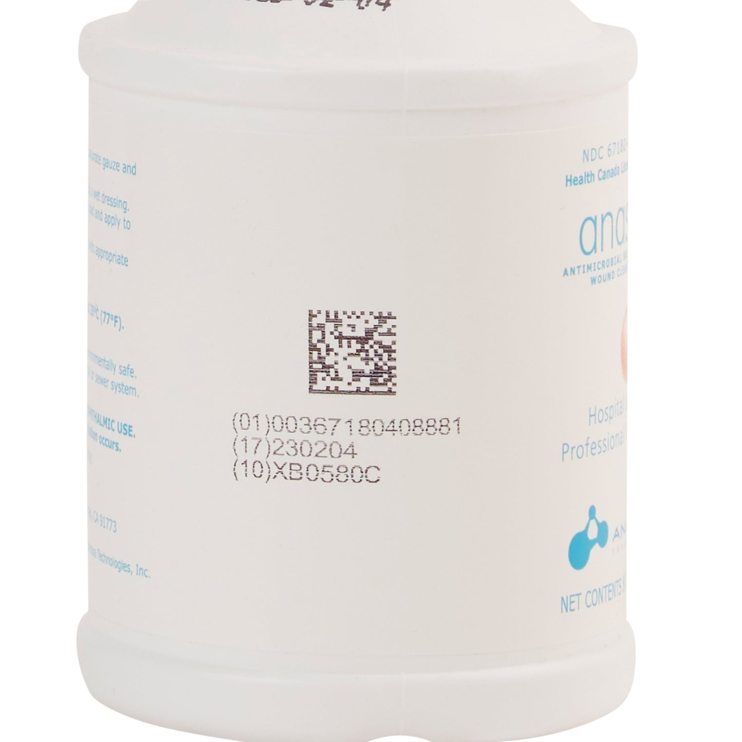 Anasept® Wound Cleanser 8 oz. Pump Bottle NonSterile Antimicrobial (738857_CS)