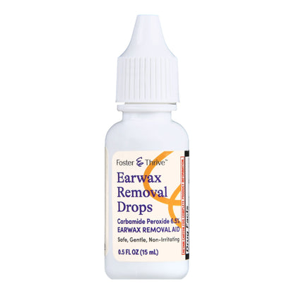 Foster & Thrive™ Ear Wax Remover 0.5 oz. Otic Drops 6.5% Strength Carbamide Peroxide (1244614_EA)