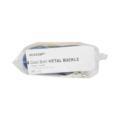 McKesson Gait Belt 60 Inch Length Rainbow Design Polyester (864688_EA)