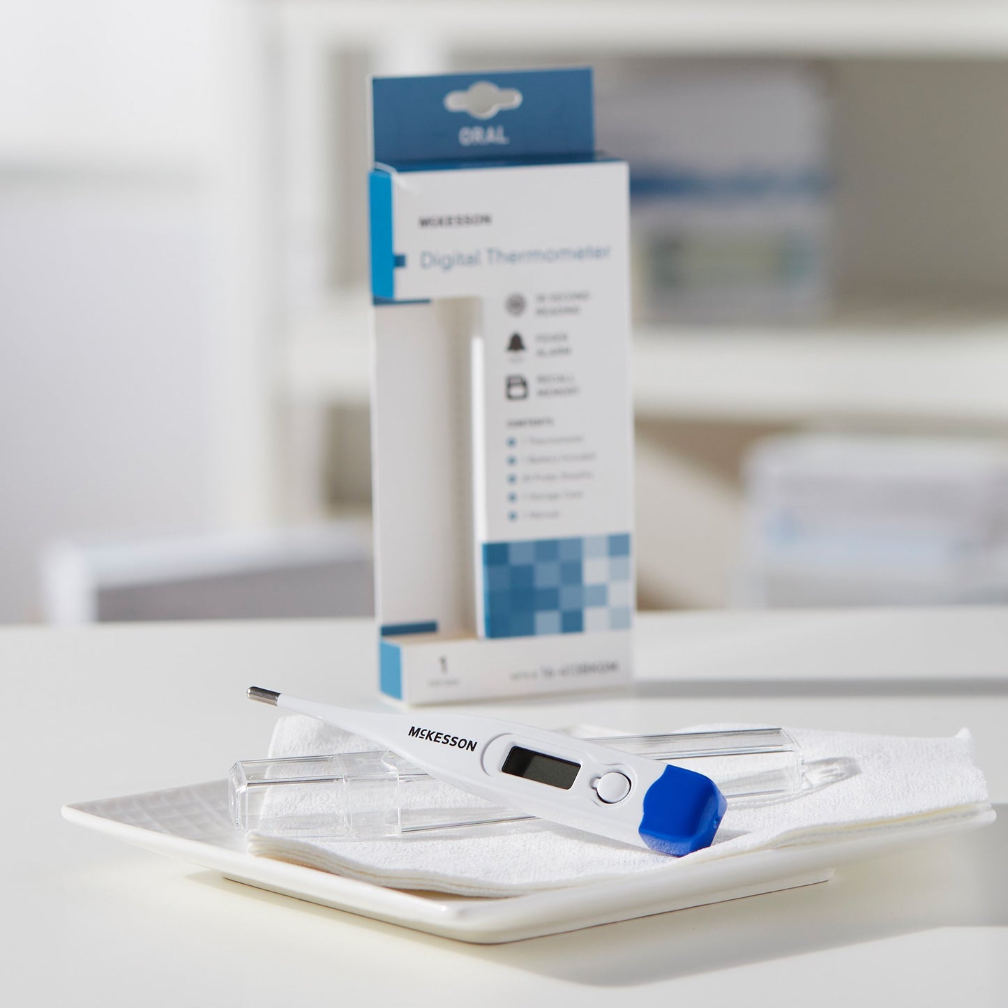 McKesson Digital Stick Thermometer Oral Probe Handheld (491094_EA)