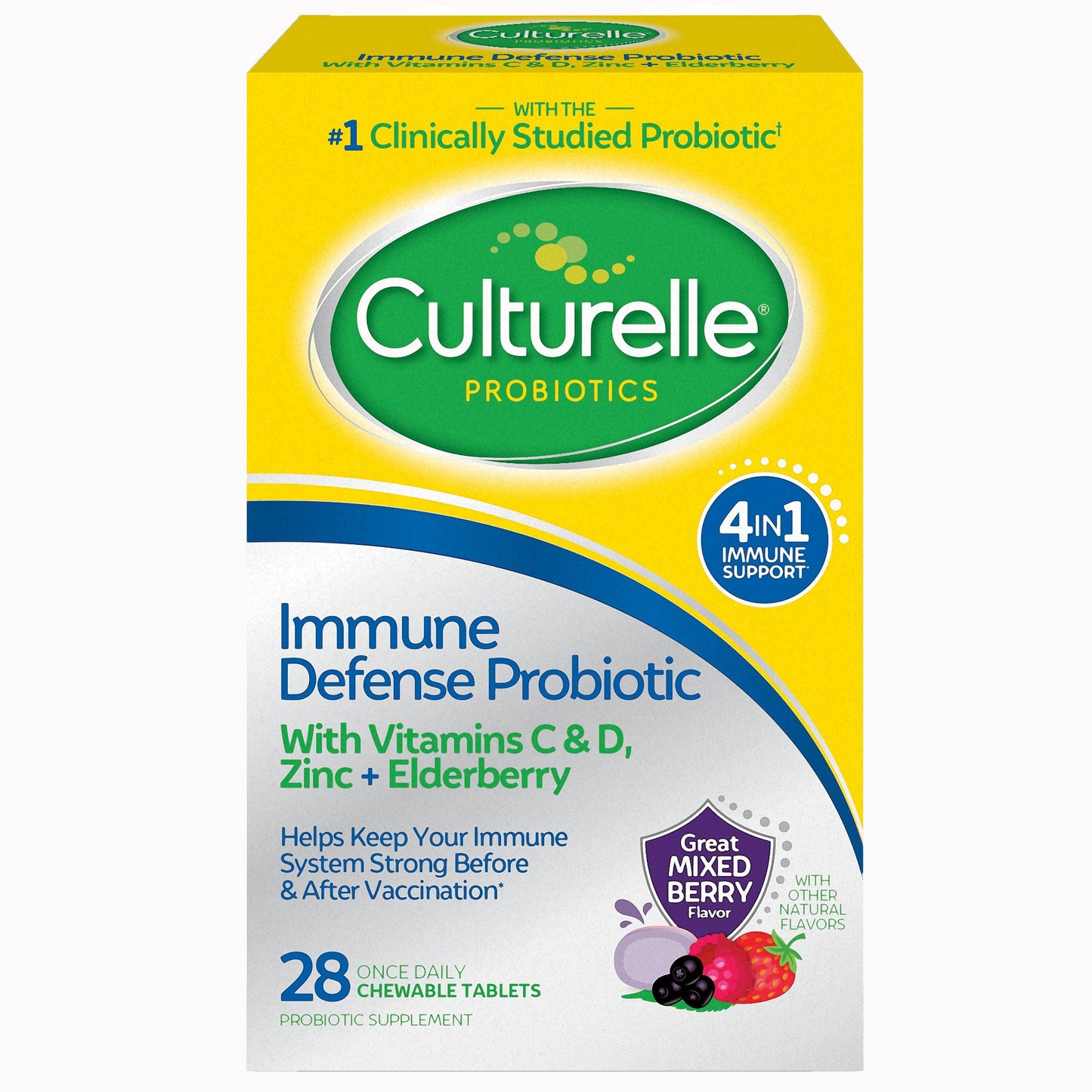 Culturelle® Probiotic Dietary Supplement 28 per Box Chewable Tablet (1268964_BX)