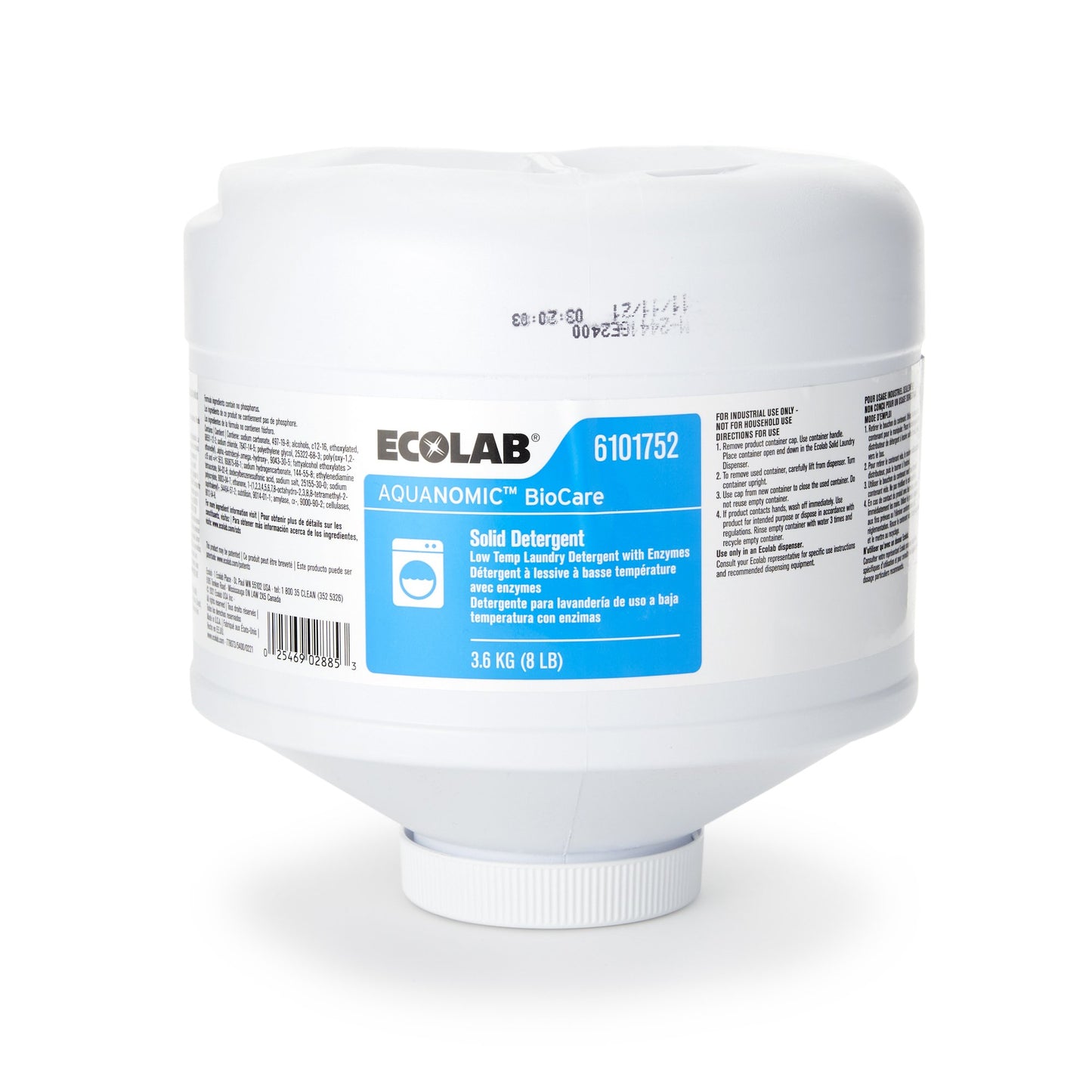 Aquanomic™ BioCare Laundry Detergent 8 lbs. Bottle Capsule Scented (1095279_CS)