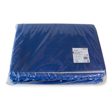 McKesson Sterilization Wrap White / Blue 45 X 45 Inch Dual Layer SMS Polypropylene (1243673_CS)