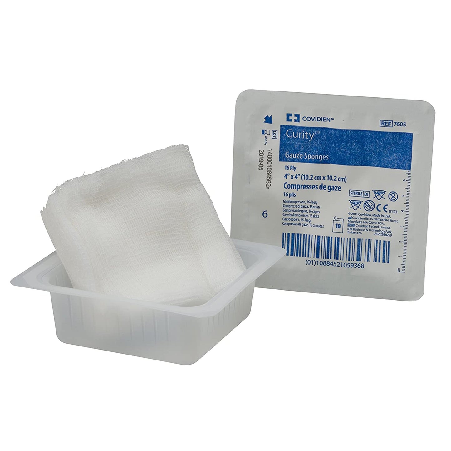 Curity™ Gauze Sponge 4 X 4 Inch 16-Ply Sterile 10 per Tray (1158693_TR)