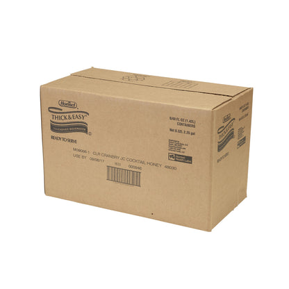 Thick & Easy® Thickened Beverage 46 oz. Bottle Cranberry Juice Cocktail Flavor Liquid IDDSI Level 3 Moderately Thick/Liquidized (930717_EA)