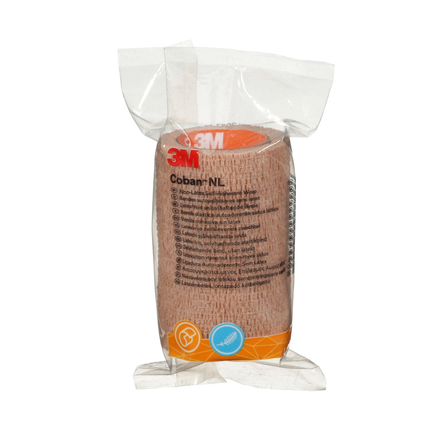 3M™ Coban™ NL Cohesive Bandage 3 Inch X 2 Yard Self-Adherent Closure Tan NonSterile Standard Compression (1190017_BG)