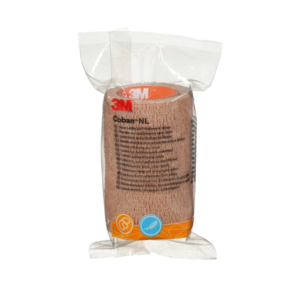 3M™ Coban™ NL Cohesive Bandage 3 Inch X 2 Yard Self-Adherent Closure Tan NonSterile Standard Compression (1190017_BG)