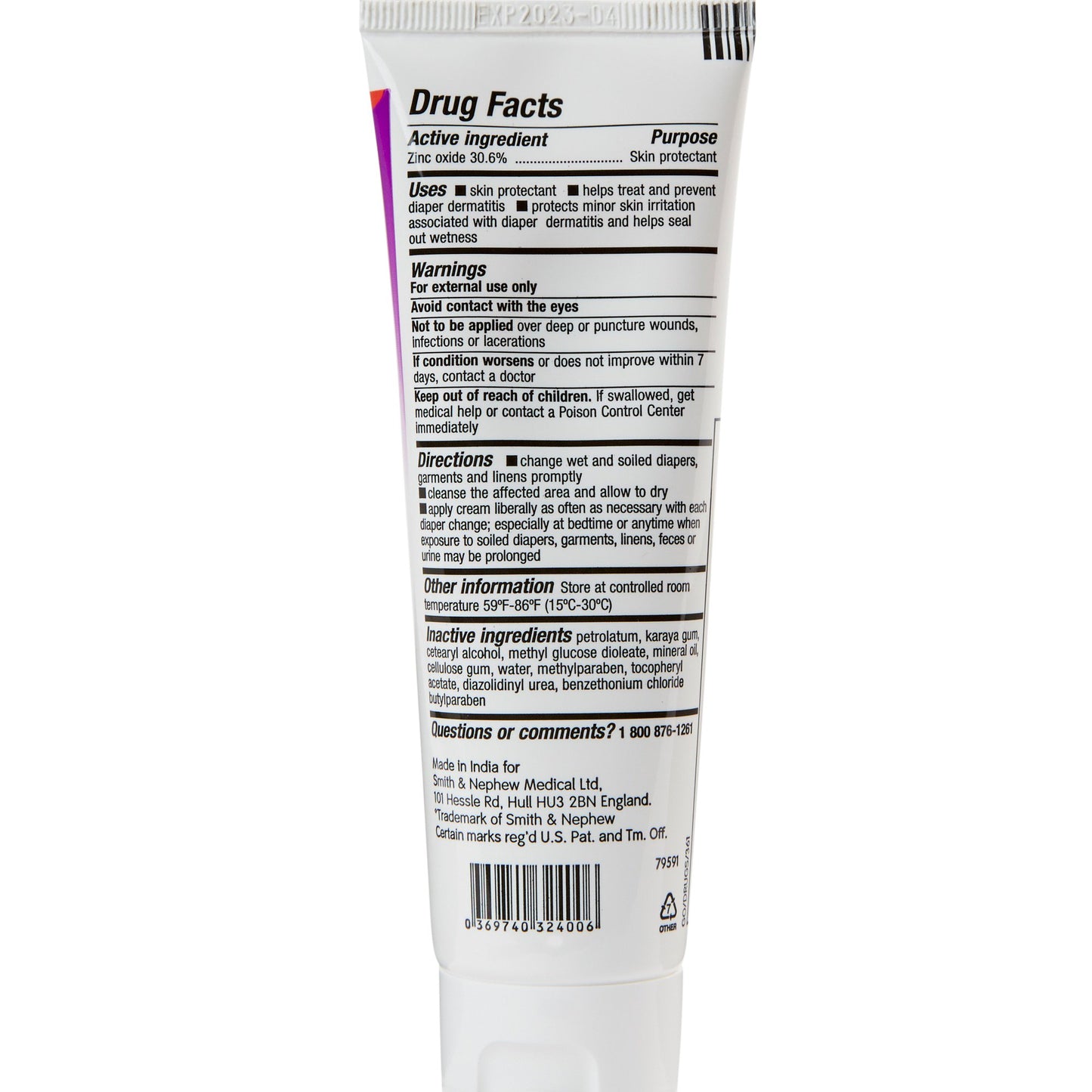 Secura™ Extra Protective Skin Protectant 3.25 oz. Tube Scented Cream (217311_CS)