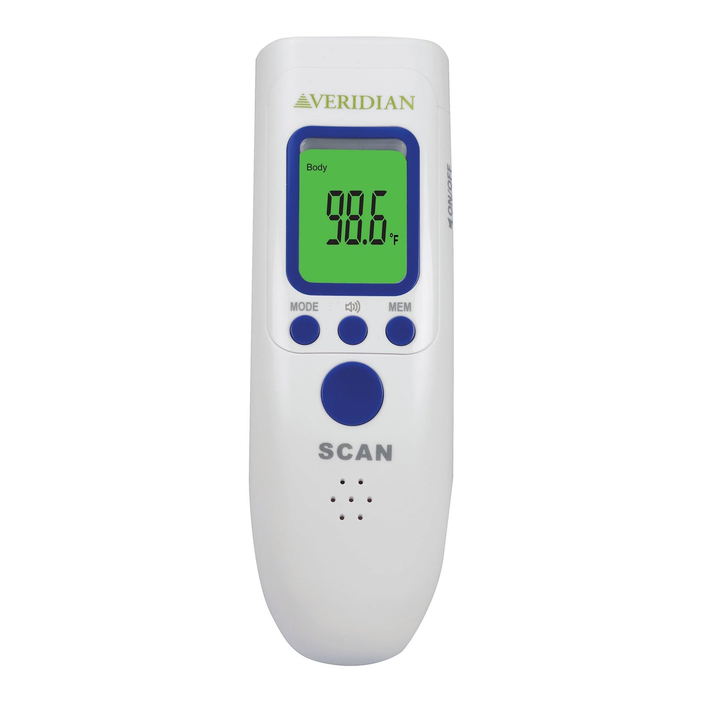 Veridian Non-Contact Skin Surface Thermometer Infrared Skin Probe Handheld (1237416_EA)