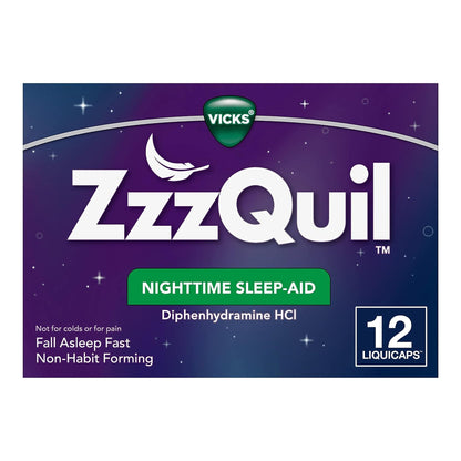 ZzzQuil™ Sleep Aid 12 per Box Caplet 25 mg Strength (832767_CT)