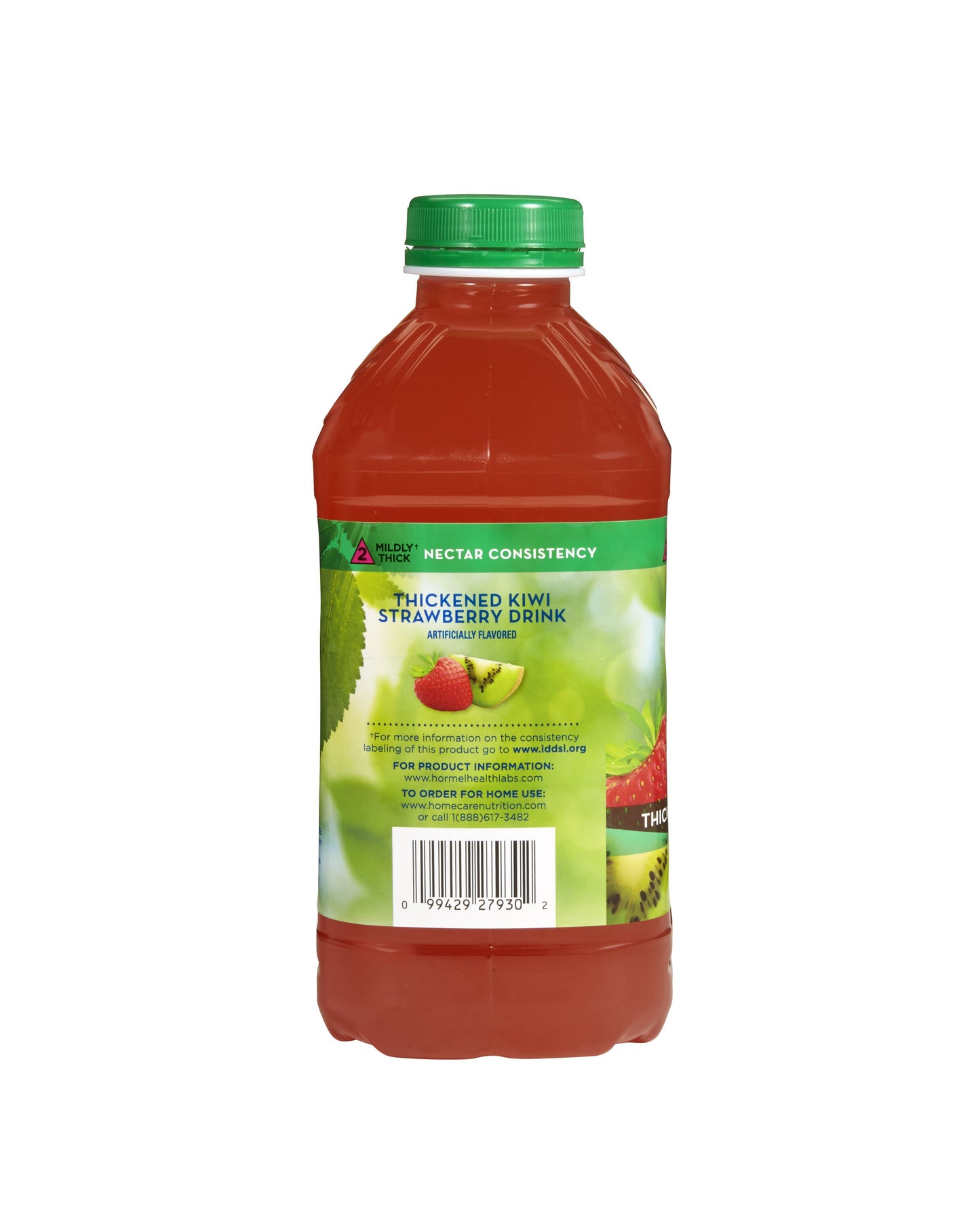 Thick & Easy® Thickened Beverage 46 oz. Bottle Kiwi Strawberry Flavor Liquid IDDSI Level 2 Mildly Thick (671147_EA)