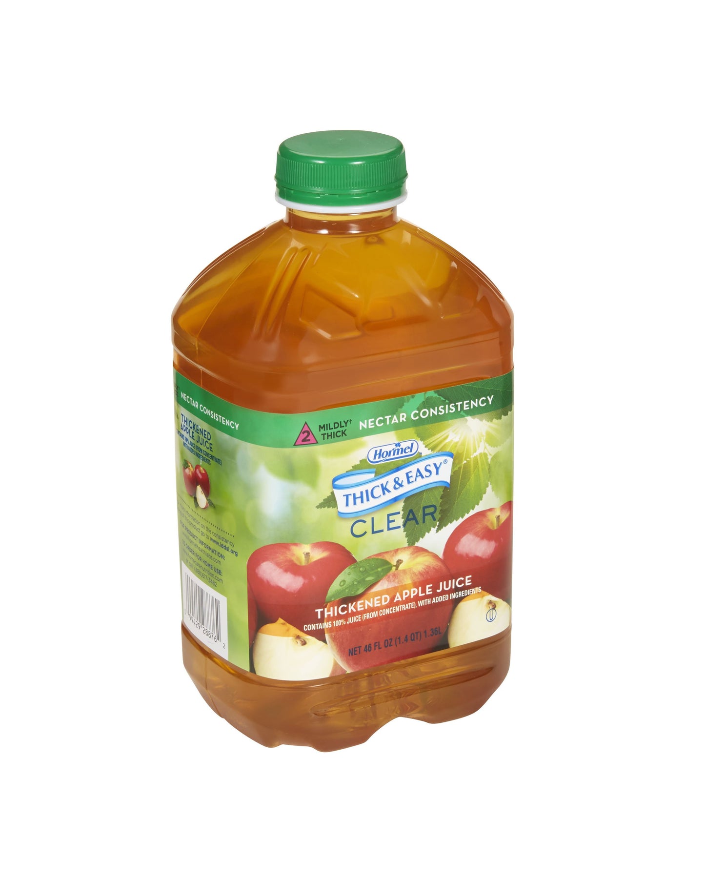 Thick & Easy® Thickened Beverage 46 oz. Bottle Apple Flavor Liquid IDDSI Level 2 Mildly Thick (797169_CS)
