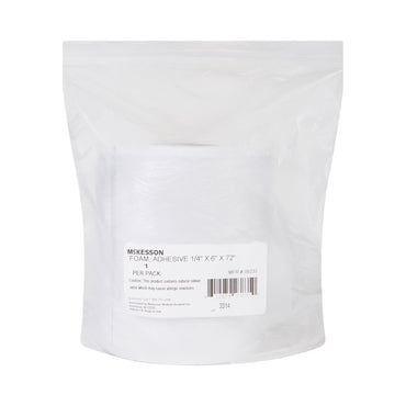 McKesson Orthopedic Padding Roll Adhesive 6 X 72 Inch Poly Foam NonSterile (1111076_RL)