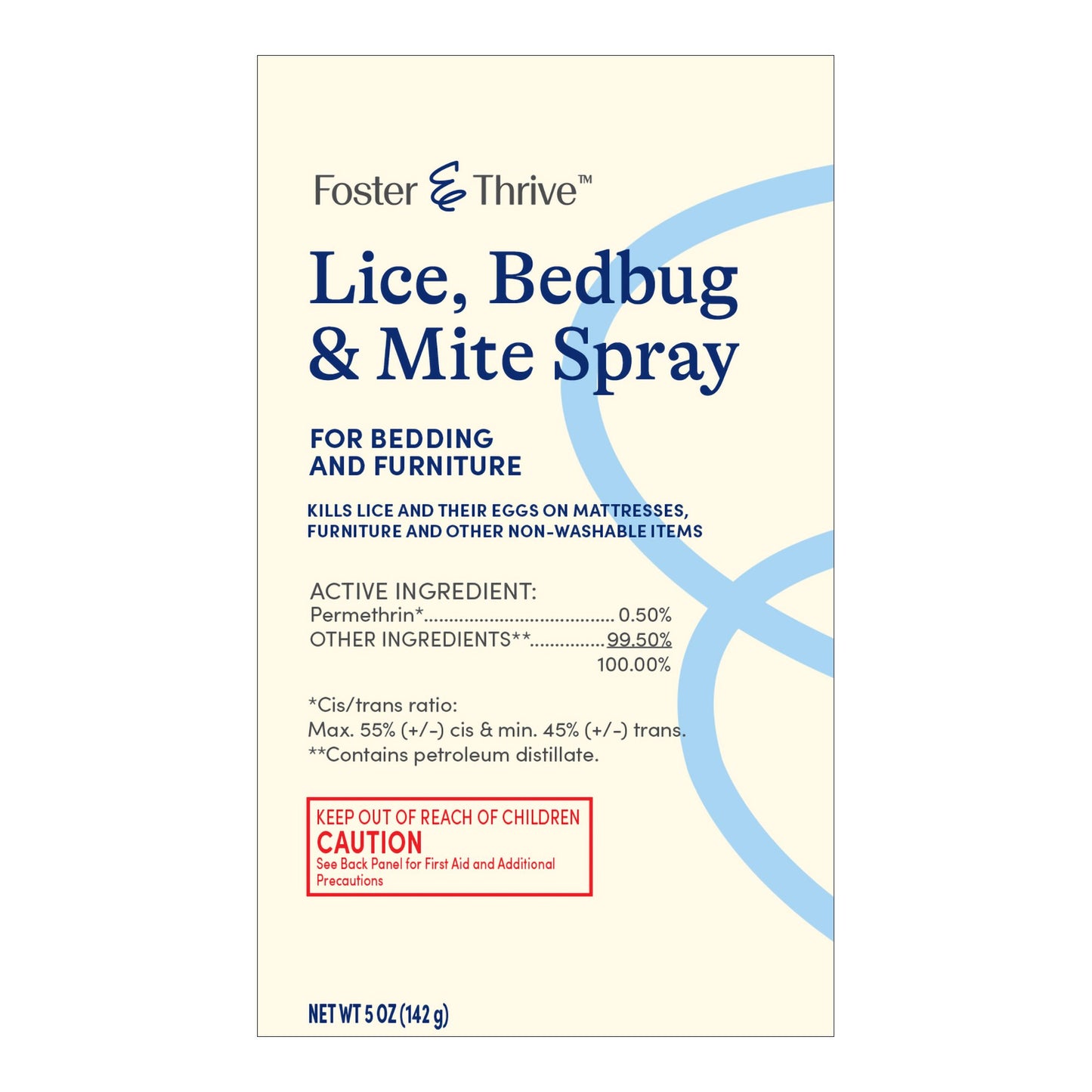 Foster & Thrive™ Lice Treatment for Durable Goods Aerosol Spray Liquid 5 oz. Can NonSterile (1238972_EA)