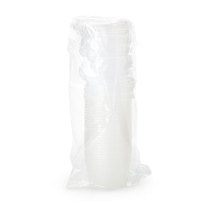 Dawn Mist® Denture Cup 8 oz. Clear Snap-On Lid Single Patient Use (626309_BG)