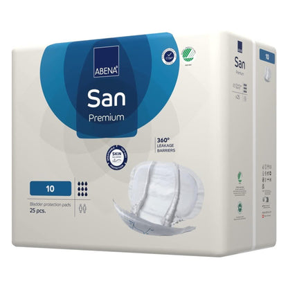 Abena® San Premium Incontinence Liner 14.5 X 28.7 Inch Heavy Absorbency Fluff / Polymer Core Size 10 (1218222_PK)