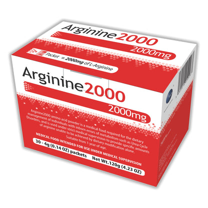 Arginine 2000 Oral Supplement Unflavored Powder 4 Gram Individual Packet (1137910_CS)