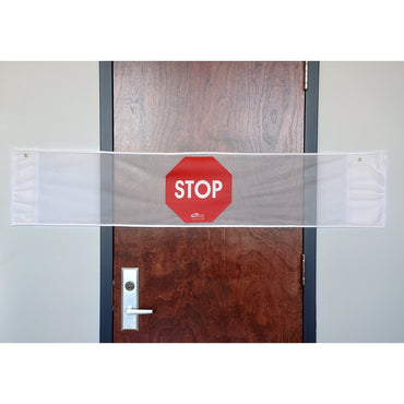 Door Guard Door Sign Restricted Access STOP (1124491_EA)