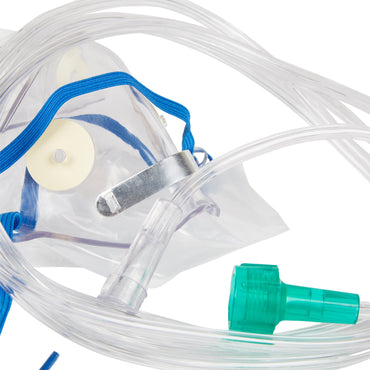 McKesson NonRebreather Oxygen Mask Elongated Style Pediatric Adjustable Head Strap (1053284_CS)
