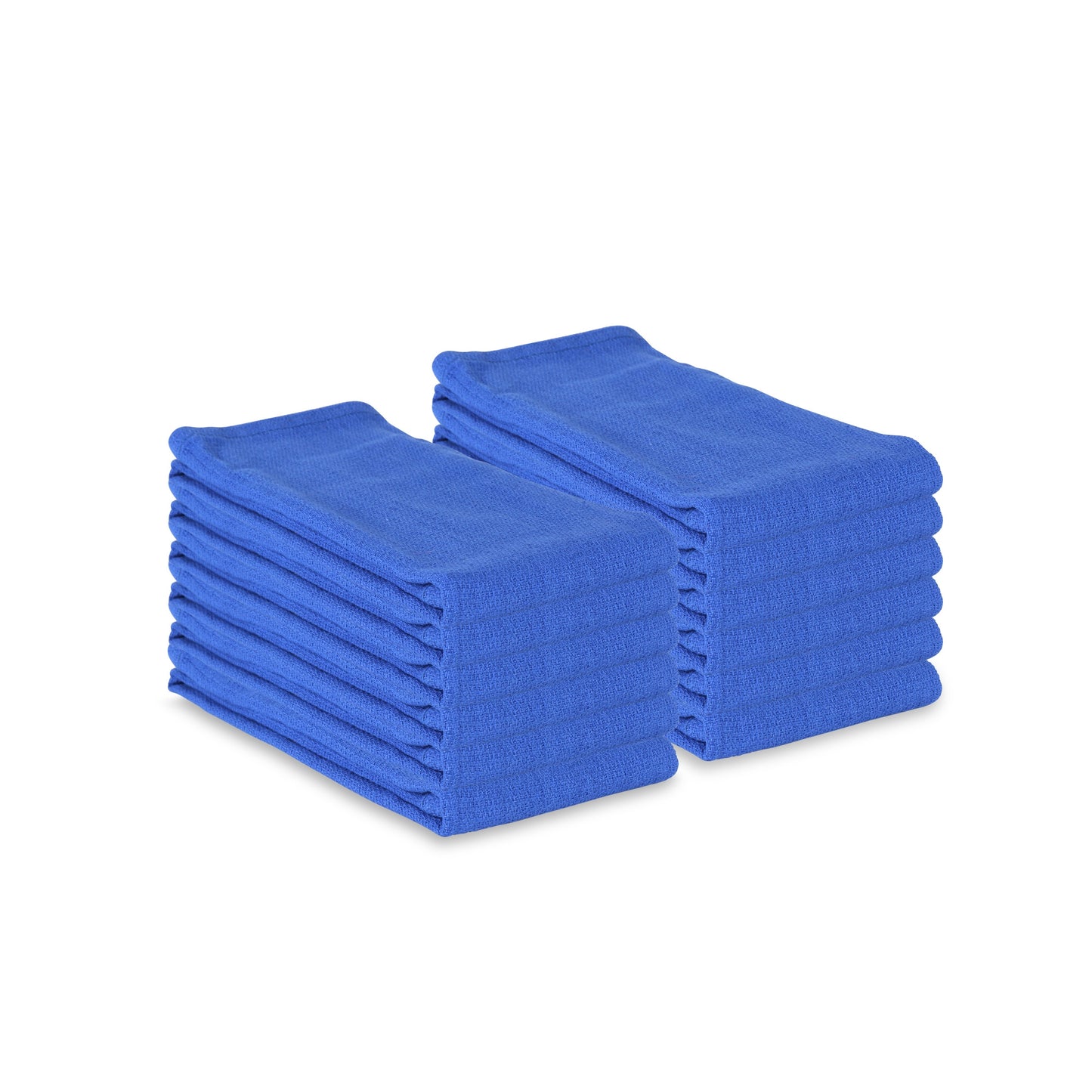 Hospeco® Huck Cotton Cleaning Towels 16x26 Blue, 120/Case (HOSABSBNT-BLUE-CS)