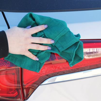 Hospeco® Huck Cotton Cleaning Towels 16x26 Green, 120/Case (HOSABSBNT-HGRN-CS)