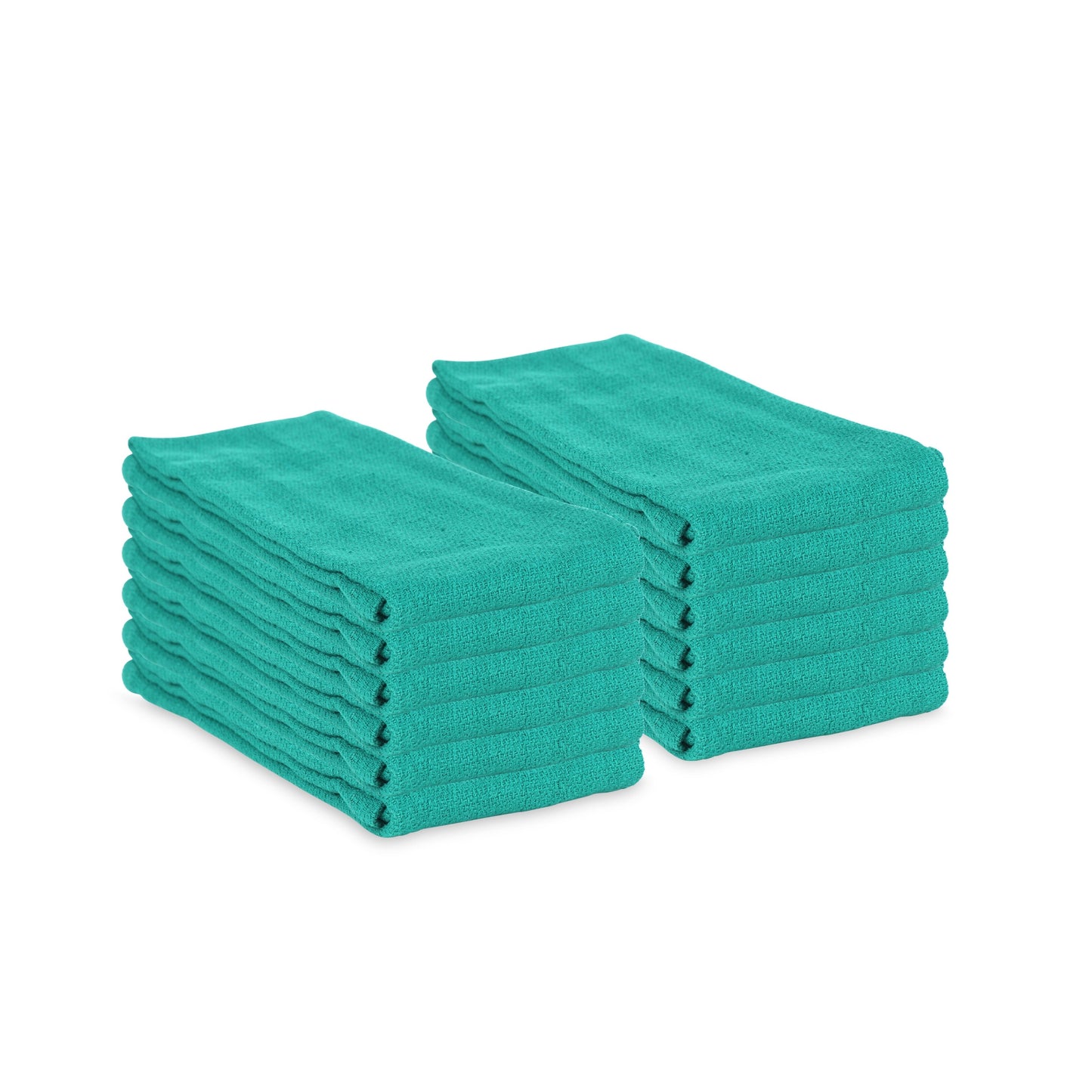 Hospeco® Huck Cotton Cleaning Towels 16x26 Green, 120/Case (HOSABSBNT-HGRN-CS)
