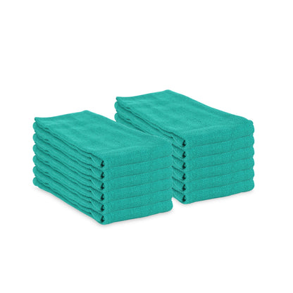 Hospeco® Huck Cotton Cleaning Towels 16x26 Green, 120/Case (HOSABSBNT-HGRN-CS)