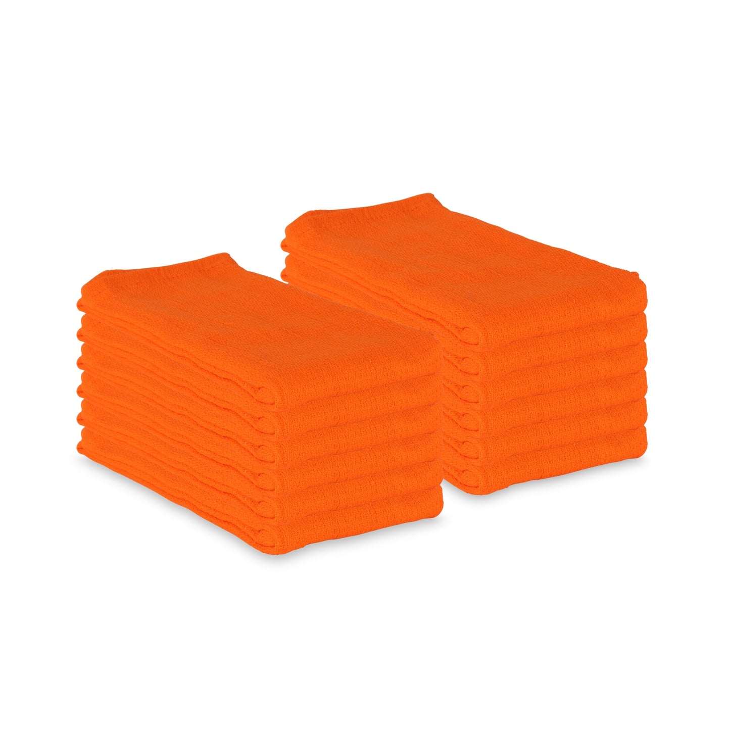 Hospeco® Huck Cotton Cleaning Towels 16x26 Orange, 120/Case (HOSABSBNT-ORNG-CS)