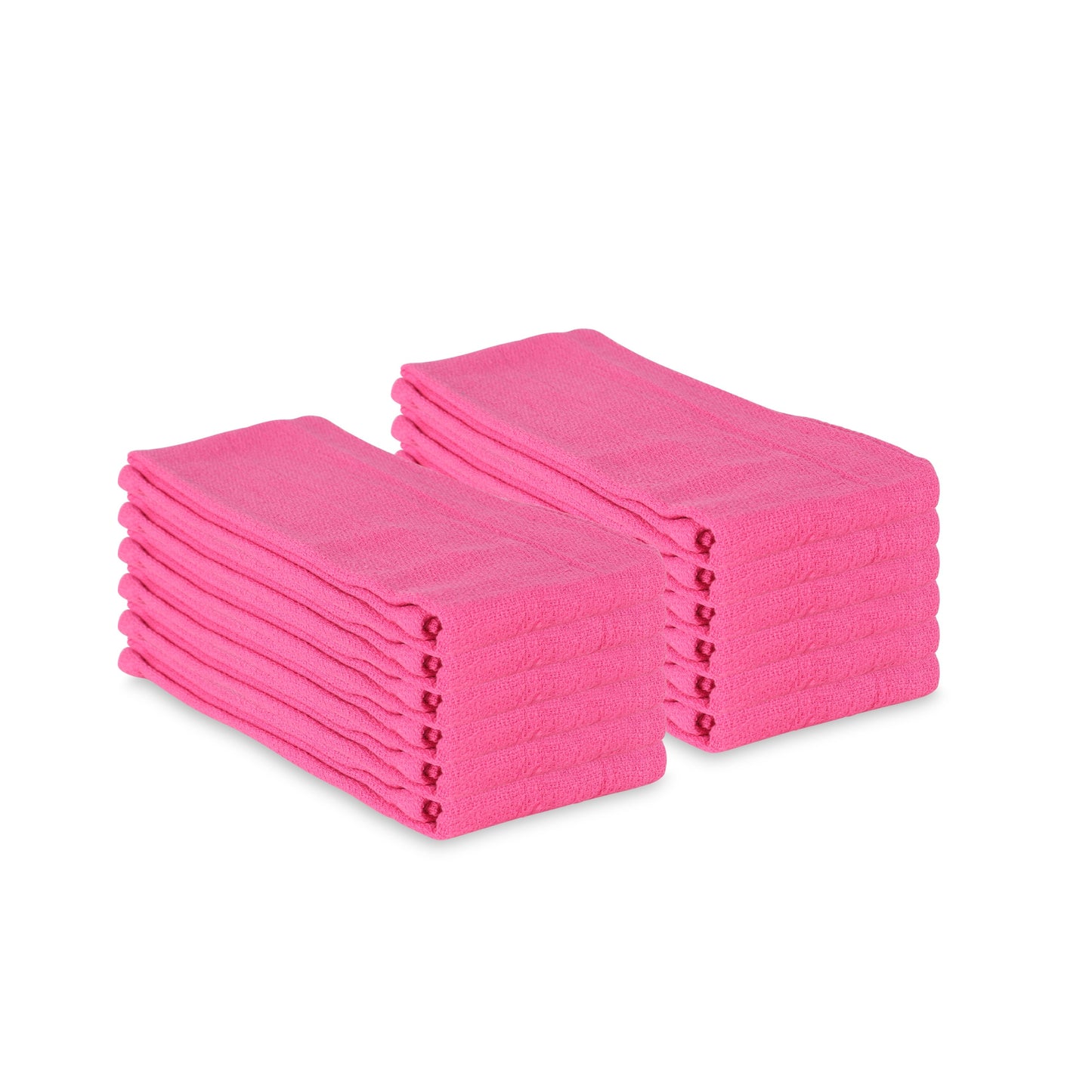 Hospeco® Huck Cotton Cleaning Towels 16x26 Pink, 120/Case (HOSABSBNT-PINK-CS)
