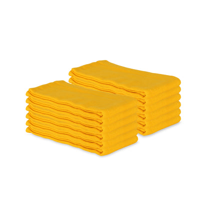Hospeco® Huck Cotton Cleaning Towels 16x26 Yellow, 120/Case (HOSABSBNT-YELW-CS)