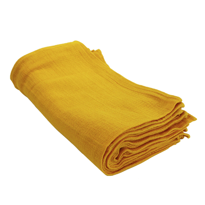 Hospeco® Huck Cotton Cleaning Towels 16x26 Yellow, 120/Case (HOSABSBNT-YELW-CS)