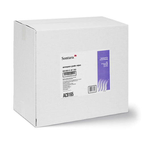 Sontara® Aerospace Grade Wipers, White, 9x16.5, Creped, Interfold, Case of 800 (HOSAC9165)