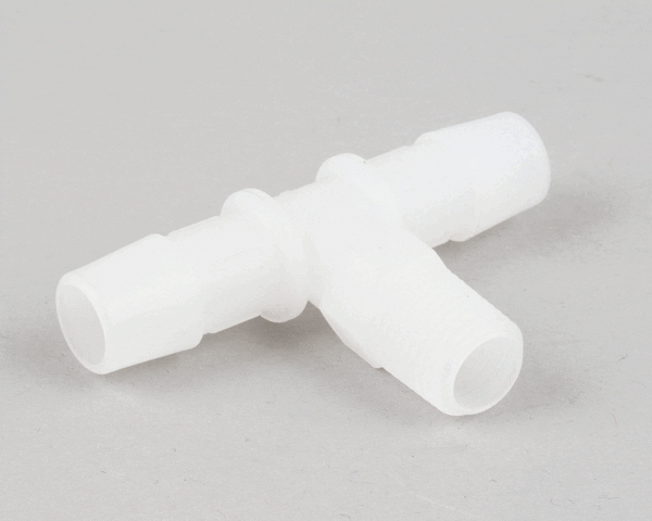AccuTemp At0P-2704-1 Pvdf Tee 1/4Npt X 1/2 Barb (ACCAT0P-2704-1)