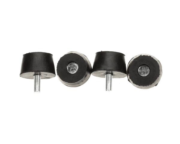 Adcraft Grid-2 Rubber Feet, Set Of 4 W/ Screws (ADGRID-2)