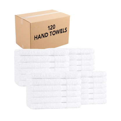Hospeco® Admiral Hospitality Hand Towel 16x27 White, 120/Case (HOSADMIRAL-HAND)