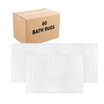 Hospeco® Admiral Hospitality Bath Mat 20x30 White, Case of 60 (HOSADMIRAL-MAT)