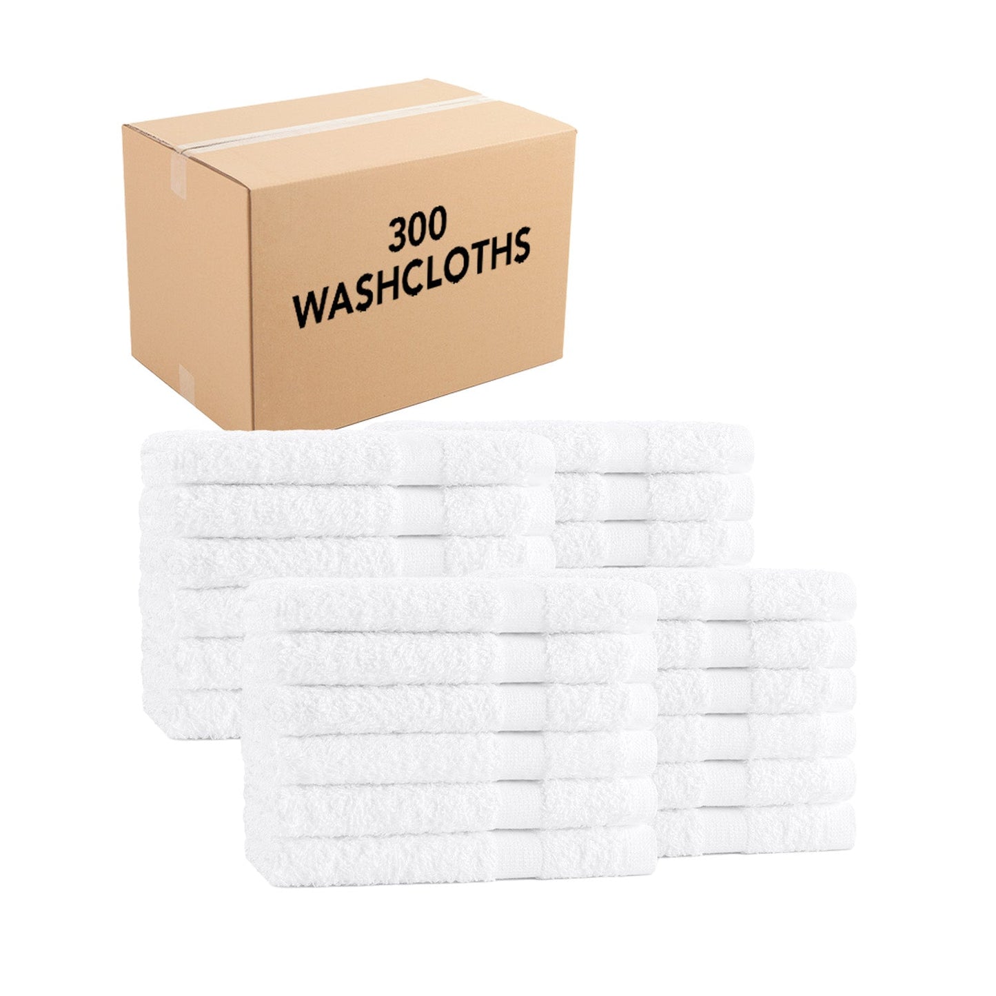 Hospeco® Admiral Hospitality Washcloth 12x12 White, 300/Case (HOSADMIRAL-WASH)