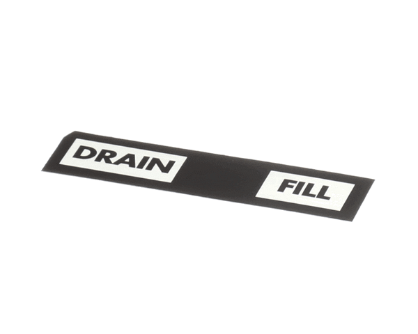 American Dish Service 089-9224 Decal, Drain/Fill (ADS089-9224)