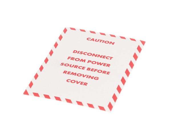 American Dish Service 089-9290 Decal, Caution, Model Et-Af (ADS089-9290)