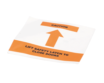American Dish Service 089-9462 Decal, Caution Lift Safety Catch (ADS089-9462)