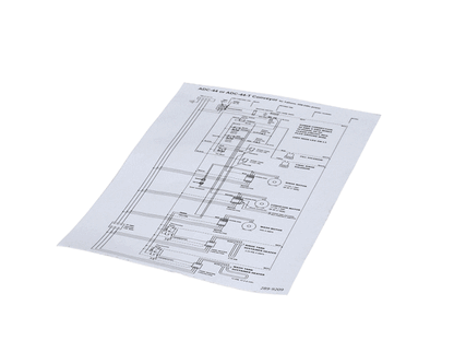 American Dish Service 289-9209 Decal, Wiring Diagram, Convey (ADS289-9209)
