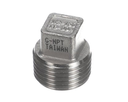 American Dish Service 292-1012 Plug, 1/2 Mpt Ss (ADS292-1012)