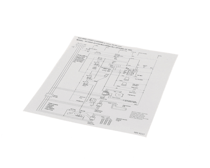 American Dish Service 389-9227 Decal, Wiring Diagram, Model (ADS389-9227)
