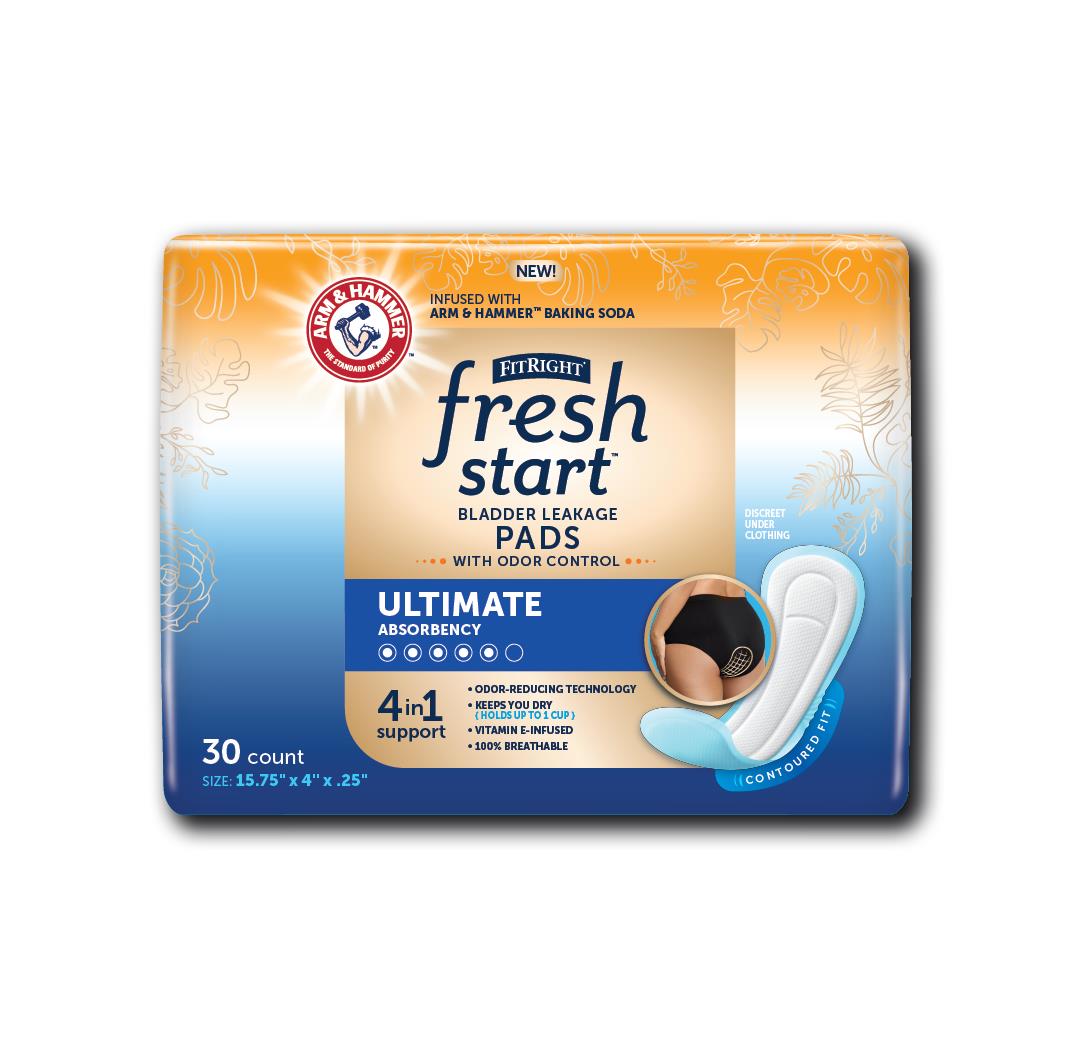 fitright-fresh-start-urinary-and-postpartum-incontinence-pads-for-women-ultimate-absorbency-with-the-odor-control-power-of-arm-hammer-baking-soda-1575-x-4-120-cs-ahbcp10_1