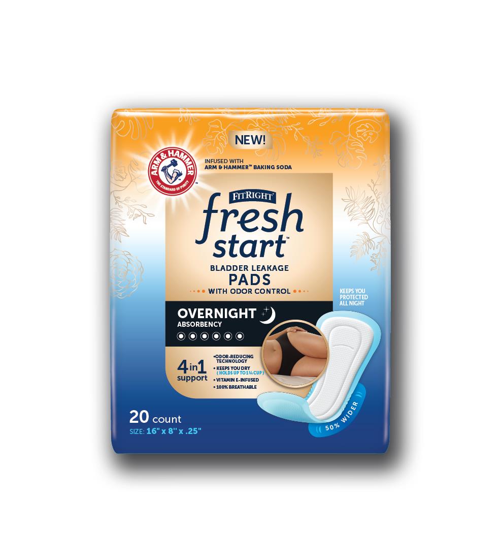 fitright-fresh-start-urinary-and-postpartum-incontinence-pads-for-women-overnight-absorbency-with-the-odor-control-power-of-arm-hammer-baking-soda-1575-x-4-80-cs-ahbcp11_1