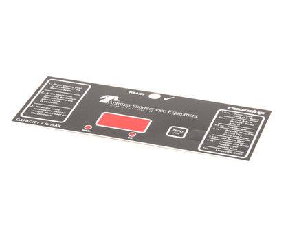 Antunes 1001140 Overlay, Front Panel (AJA1001140)