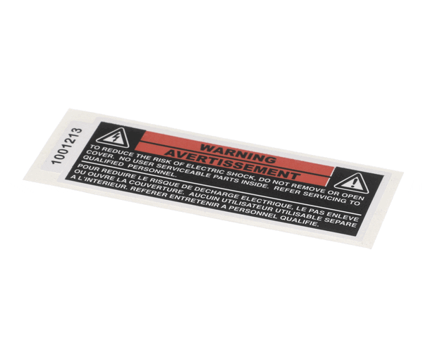 Antunes 1001213 Label, Shock Hazard (AJA1001213)