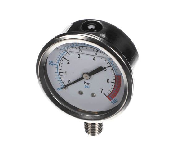 Antunes 7002619 Gauge, 100Psi, 2.5"Gf, Btmmn (AJA7002619)